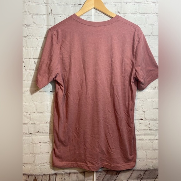 Texas True Thread Tee In Christ Alone Womens Size XL Mauve Christian T-Shirt - Picture 3 of 4